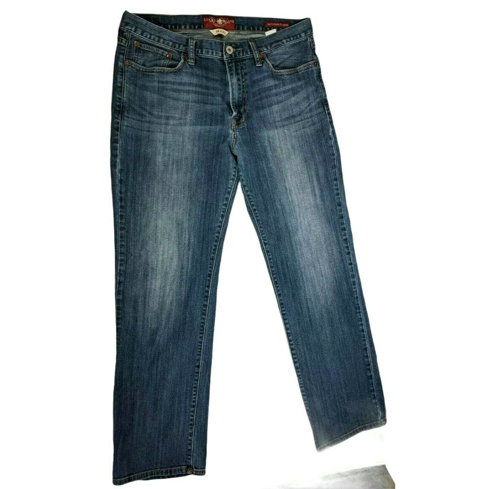 Lucky Brand 361 Vintage Straight‎ Blue Jeans 34